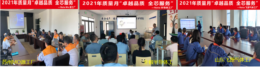 南大光电2021年第二届质量月活动 圆满收官(图4) 南大光电2021年第二届质量月活动 圆满收官(图4)